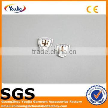 Hot selling metal leather patch for clothing