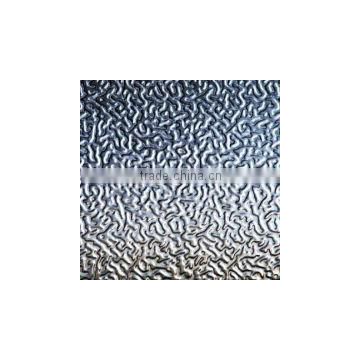 Embossed aluminum sheet