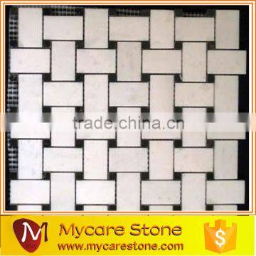 Natural Marble Mosaic Floor Carpet Tile photo-2