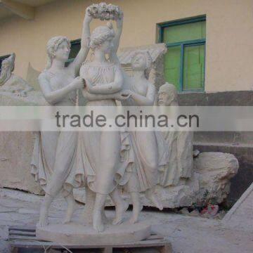 Engraved Stone Statues