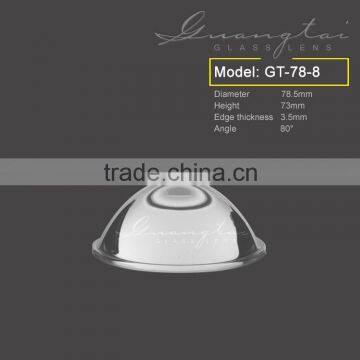 top quality professional design car light of 80 degree tempered glass for plano-convex GT-78-8