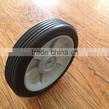 8 Inch Rubber Wheel With Plastic Rim Used for Toys Kid Cart Wheels