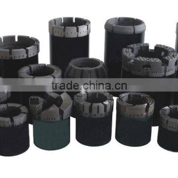 Impregnated Triple diamond core drilling Bit 14mm for Rock hardness of F1-F14