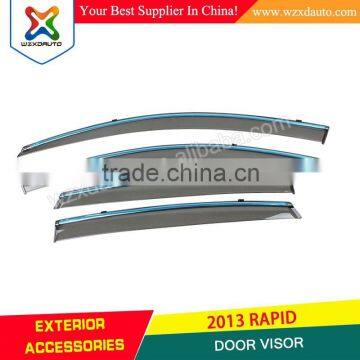 hight quality door visor window deflector window visor for rapid 2013