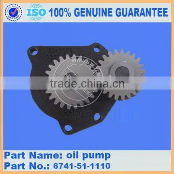 PC300-7 excavator engine oil pump 6741-51-1110
