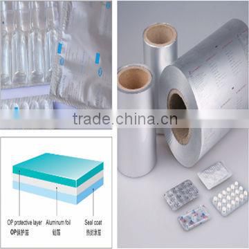 Pharmaceutical blister packaging aluminum foil 20 micron