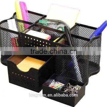 Desk Supplies Metal Mesh Organizer Caddy