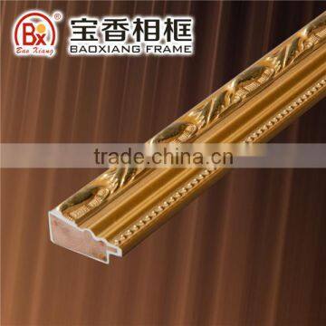 China Alibaba 548G New Design Painting Photo Frames Gold