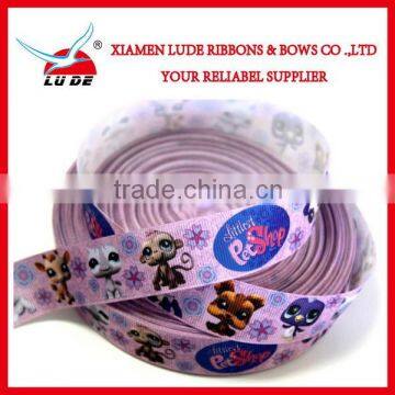 Character Printed Grosgrain Ribbon
