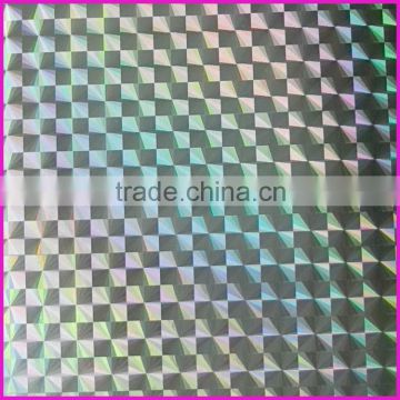 PET holographic cold lamination film for printing and packing company