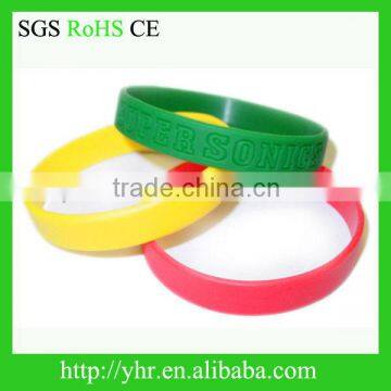 Personalized silicone bracelet