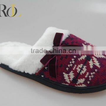 2016 winter warm indoor slippers cashmere shoe lady indoor slipper