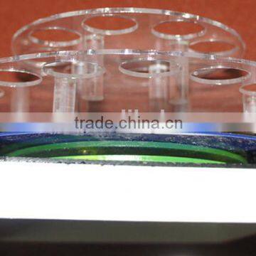 Selling Well All Over the Word Morden Design Rotatable Clear Acrylic Lipstick Cosmetic Display Rack Wholesale photo-2