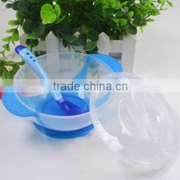 Mom's Pick BPA Free FAD Approve Food Grade pp Baby Bowl Training Feedng With Spoon