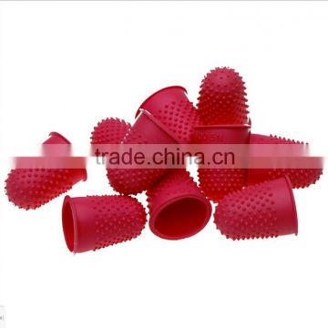 Quality Flexible Rubber Thimble, Red Size 00 14mm Finger Cone Thimble