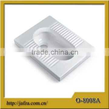 8008A One piece water toilet squat pans for sale