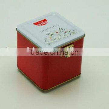 tin metal box with lock