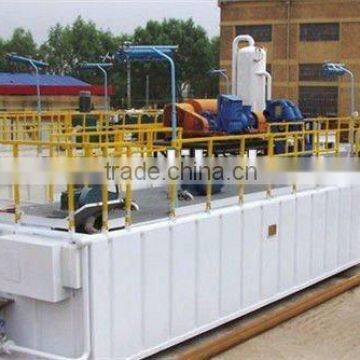 Solid control system for drilling mud