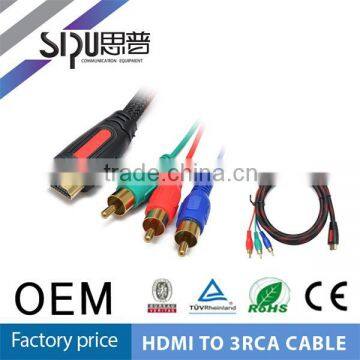 SIPU Hdmi 2/3rca Cable Hdmi Converter to Rca Cable