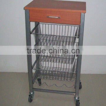 metal storage trolley