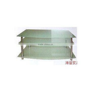 TV Stand (glass TV stand, tempered glass tv stand) HP-6-004