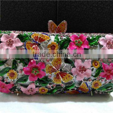 Colorful crystal stone and rhinestone evening clutch Cute fish Evening Bags FH01-2