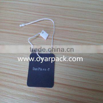 wholesale fashion jeans paper hanging tag with strings