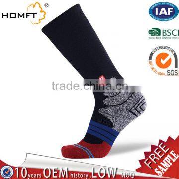 Wholesale Outdoor Sport basketball Men socks coolmax with quick-drying