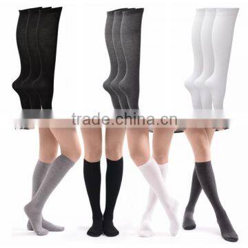 Girls Childrens Ladies Knee high Cotton School Socks