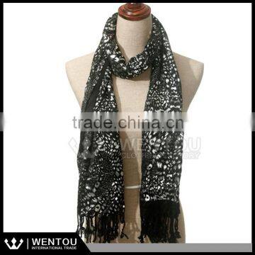 High Quality New Arrival Fashion Sequin Lady Knitted Scarf