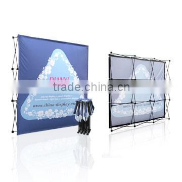 Hot selling collapsible fabric pop up stand trade show display