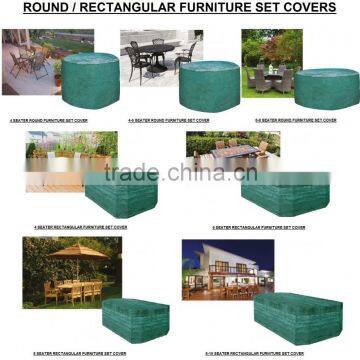 Custom Made PREMIUM GARDEN OUTDOOR 4,6,8 & 10 SEATER FURNITURE PROTECTOR WATERPROOF COVER