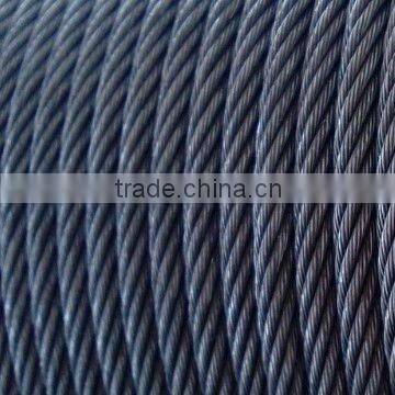 40mm 6*9W+IWR steel wire rope for cableway