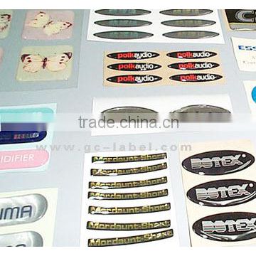 High quality fasson custom printed rolling shoe sticker self adhesive stickers labels