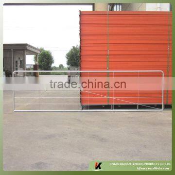 Hot dip galvanized metal ranch gate