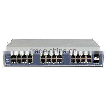 24 Port RJ45 Full Gigabit Network Fiber Switch With 2 Giga SFP Port photo-3