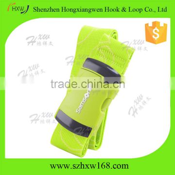 Green high quality retractable luggage strap