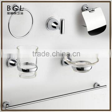 Contemporary Huge Stock of Quality Zinc alloy Polished Chrome bathroom accessory sets