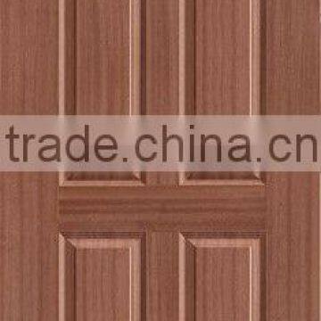 Cheap price 3.2mm natural veneer/melamine/white painted door skin