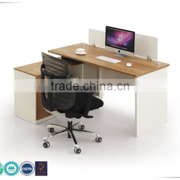 Factory price simple design panel office desk with extension desk