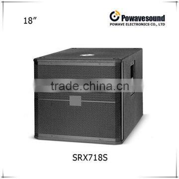 SRX718S powavesound high power speakers professional 18 inch speakers 8 ohm speaker subwoofer system