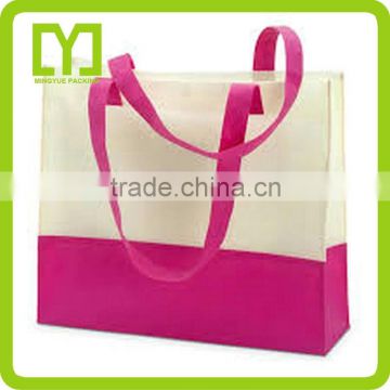 2015alibaba China free samples reusable fashional d cut non-woven bags