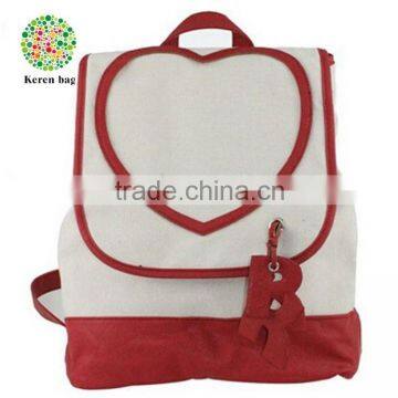 Fashion Lady Backpack Canvas Student School Bag