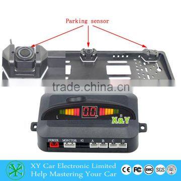 Led Car Parking Sensor ,new Design License Plate Frame Parking Sensor,reverse Radar XY-5202L photo-4