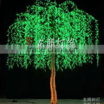 3.5m Simulation outdoor artificial lighted willow tree