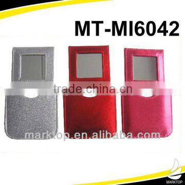 Hot! Fancy glitter pvc promotional mini cosmetic mirror set