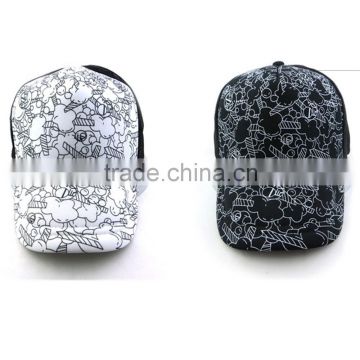 2015 Hot Sale Curved Bill Cheap Trucker Cap Mesh Cap Printed Logo Custom Design