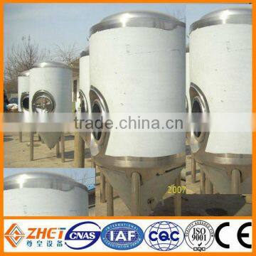 1000L stainless steel beer brewing equipment conical fermenter