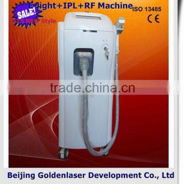 590-1200nm 2013 Exporter Beauty Salon Equipment Diode Laser E-light+IPL+RF Lips Hair Removal Machine 2013 Qs Nd Yag Tattoo Removal Laser