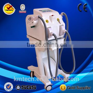 560-1200nm Protable Permanent OPT IPL SHR Laser Brown Speckle Removal Hair Removal Device From Weifang KM Wrinkle Removal